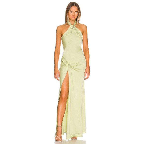 Ronny Kobo Selina Dress in Sage Large New Womens Long Maxi Gown - Picture 1 of 13